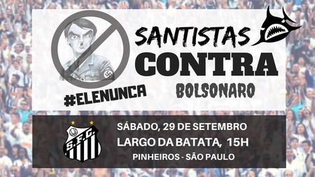 Left or right santos contra bolsonaro